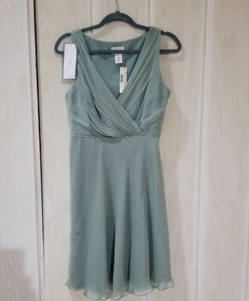 J. Crew Bridesmaid's Dress Dusty Shale